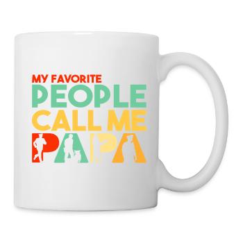 Design der Definition des Patrouillenoffiziers - Tasse - Weiß - Rechts