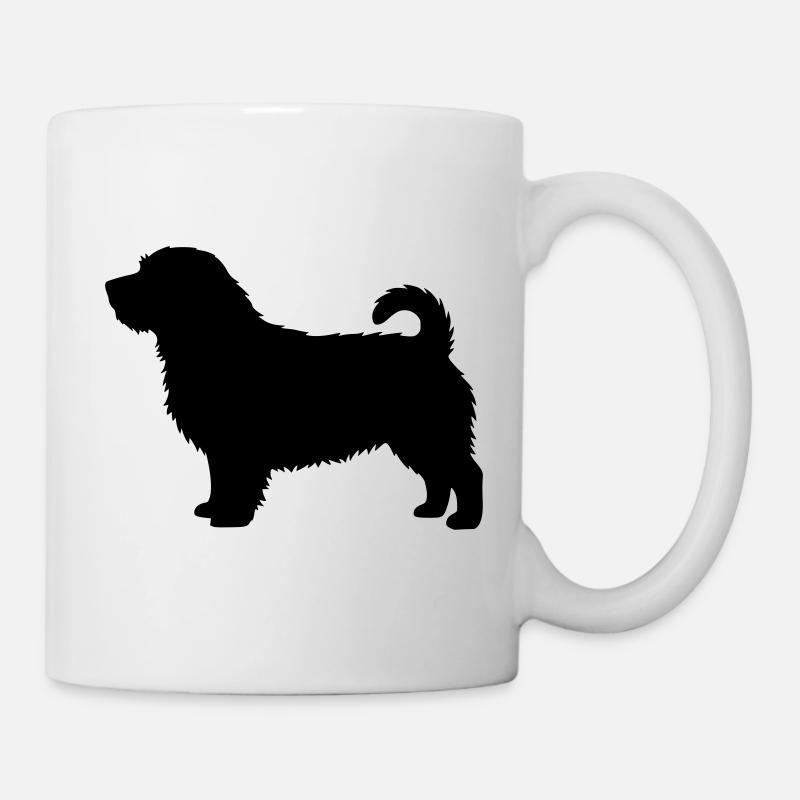 Norfolk Terrier silhouette - Mug - white