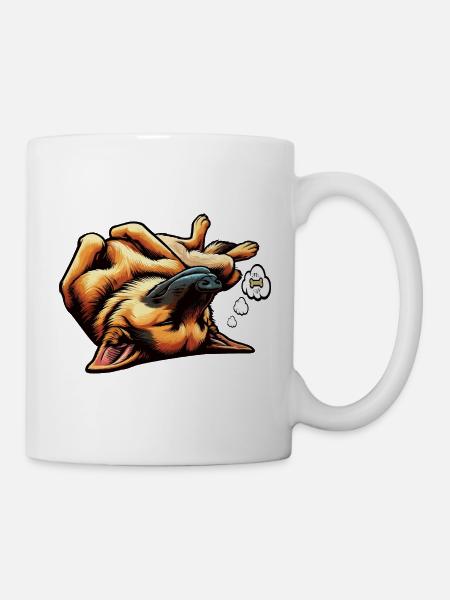 Deutscher Schäferhund Schäferhunde Schäferhunde - Tasse - Weiß