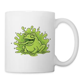 Cheerful Frog in Slime Splash - Mug - white - Right