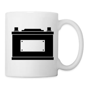 Car battery - Mug - white - Right