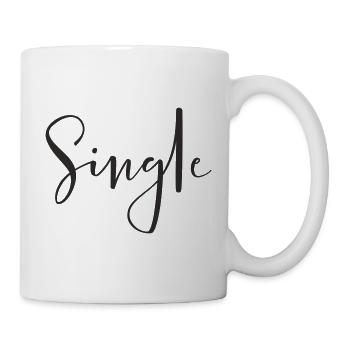 Single – Cool Statement Text Design - Mug - white - Right