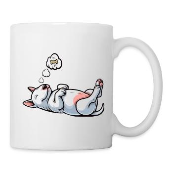 Miniatur Bullterrier Bully Bullterrierbesitzer - Tasse - Weiß - Rechts