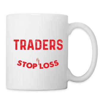 5 Traders sur 4 Move Stop Loss Humour - Mug blanc - blanc - Droite