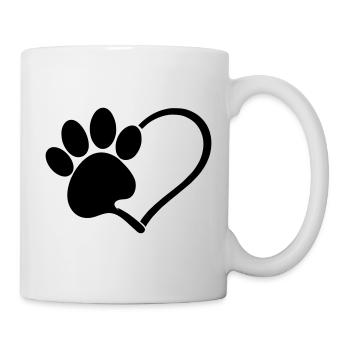 Hunde liebe - Tasse - Weiß - Rechts