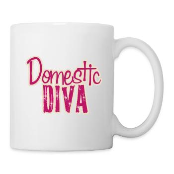 Domestic Diva - Mug - white - Right
