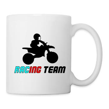 Racing Neon Typo Sprint - Tasse - Weiß - Rechts