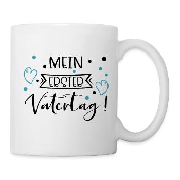 Mein erster Vatertag - Tasse - Weiß - Rechts
