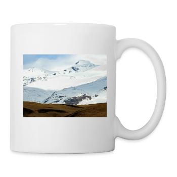 Paysage hivernal en Islande - Mug blanc - blanc - Droite