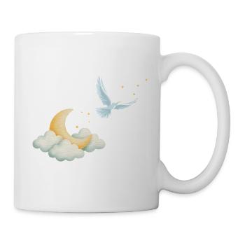 Vom Mond zu den Sternen - Tasse - Weiß - Rechts