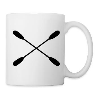 Kayaking Paddles - Mug - white - Right