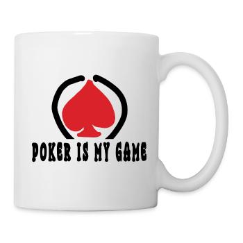 Ace of Spades Poker Spielkarten Kostüm - Tasse - Weiß - Rechts