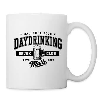 Malle 2026 Daydrinking Drunk Club Malle 2026 - Tasse - Weiß - Rechts