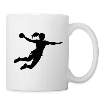 Handball - Mug blanc - blanc - Droite