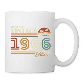 1966 Vintage Retro Geburtstagsgeschenk - Tasse - Weiß - Rechts