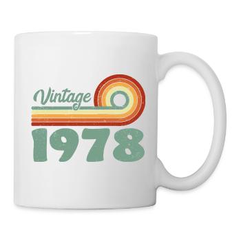 Vintage 1978 Anniversaire Montagne Rétro 1978 - Mug blanc - blanc - Droite