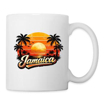 Jamaican Sunset - Tasse - Weiß - Rechts