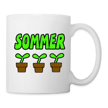 Sommer - Tasse - Weiß - Rechts
