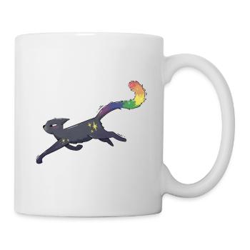 Cat with Stars and Pride Flag - Mug - white - Right
