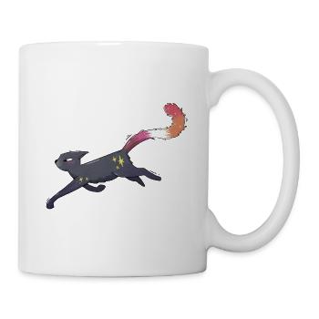Cute cat lesbian pride - Mug - white - Right