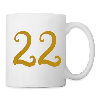 22 - Tasse - Weiß - Rechts