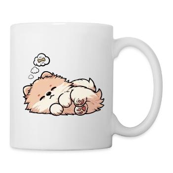 Zwergspitz Zwergspitze Spitzhund Zwergspitzhalter - Tasse - Weiß - Rechts