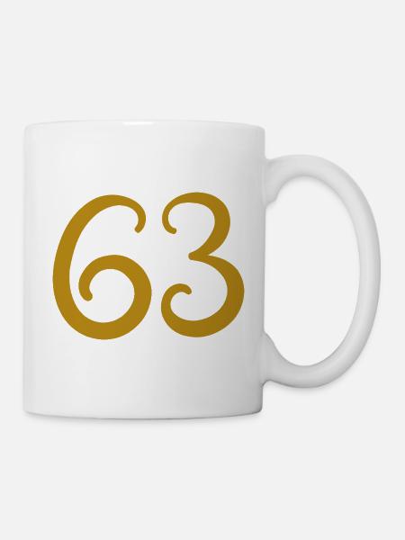 63 - Tasse - Weiß
