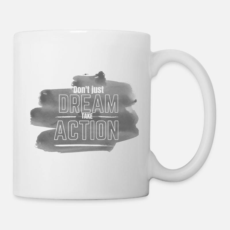 Rêve et Action - Mug blanc - blanc