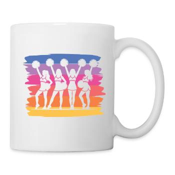 Cheerleader Cheer Mom Cheerleading - Mug - white - Right