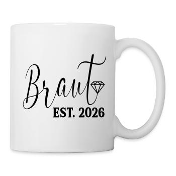 Fiançailles de mariage - Mariée 2026 - Mug blanc - blanc - Droite