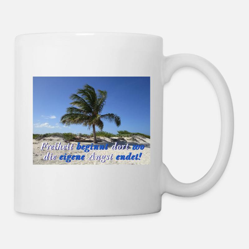 Freiheit - Tasse - Weiß