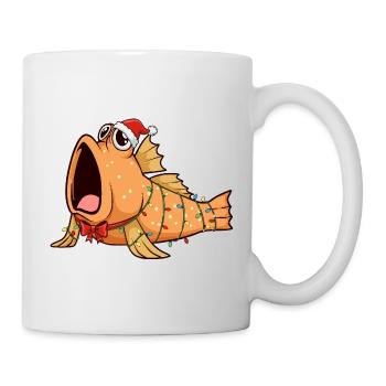 Funny Mudskipper - Christmas - Mug - white - Right