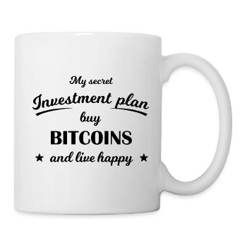 Bitcoin Investment Plan - Tasse - Weiß - Rechts