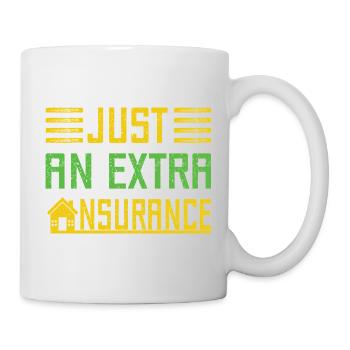 Insurance Agent Just An Extra Funny Insurance - Tasse - Weiß - Rechts