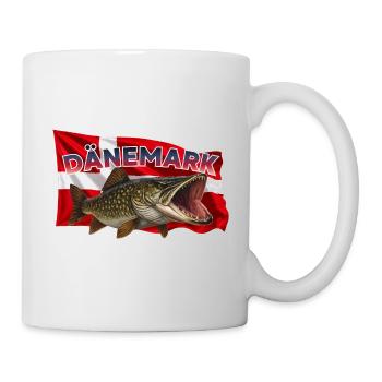 Hecht Angeln Dänemark - Pike Silkeborg - Tasse - Weiß - Rechts