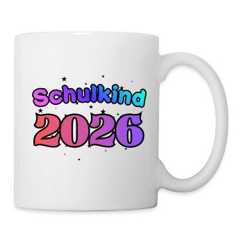 Schulkind 2026 - Ich bin erste Klasse! - Tasse - Weiß - Rechts