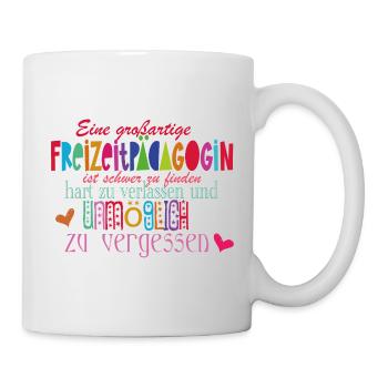 Freizeitpädagogin - Tasse - Weiß - Rechts