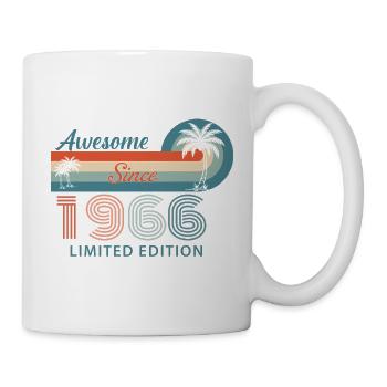 T-Shirt 60 Ans 1966 Nature Botanique - Mug blanc - blanc - Droite