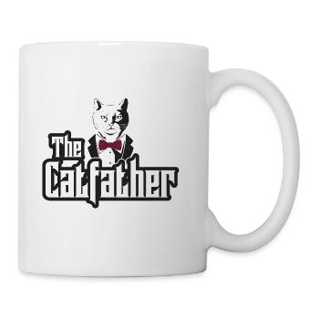 Le Père-Chat Papa Chat Propriétaire de Chat - Mug blanc - blanc - Droite