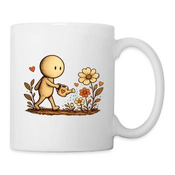 The Little Thought | Love of flowers - Mug - white - Right