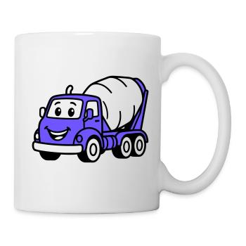 Bauwagen-Kids - Tasse - Weiß - Rechts