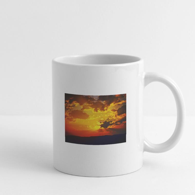 Sunset Fire Rays Mug