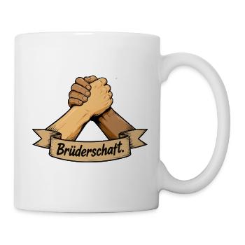 Brüderschaft vereint - Tasse - Weiß - Rechts