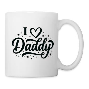 J’adore le scénario de papa avec des étoiles - Mug blanc - blanc - Droite