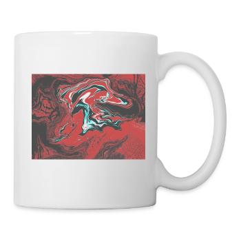 Crimson Lava Marble - Mug - white - Right