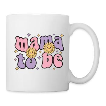 Geschlechterenthüllung: Mama wird Baby-Party-Team-Mädchen - Tasse - Weiß - Rechts
