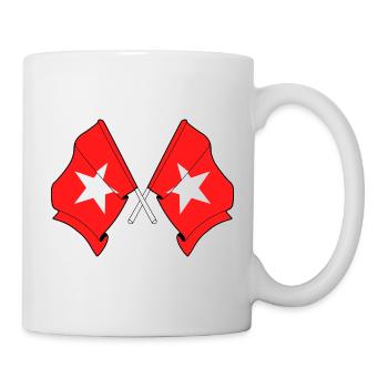 Les Doubles Drapeaux de Maastricht - Mug blanc - blanc - Droite
