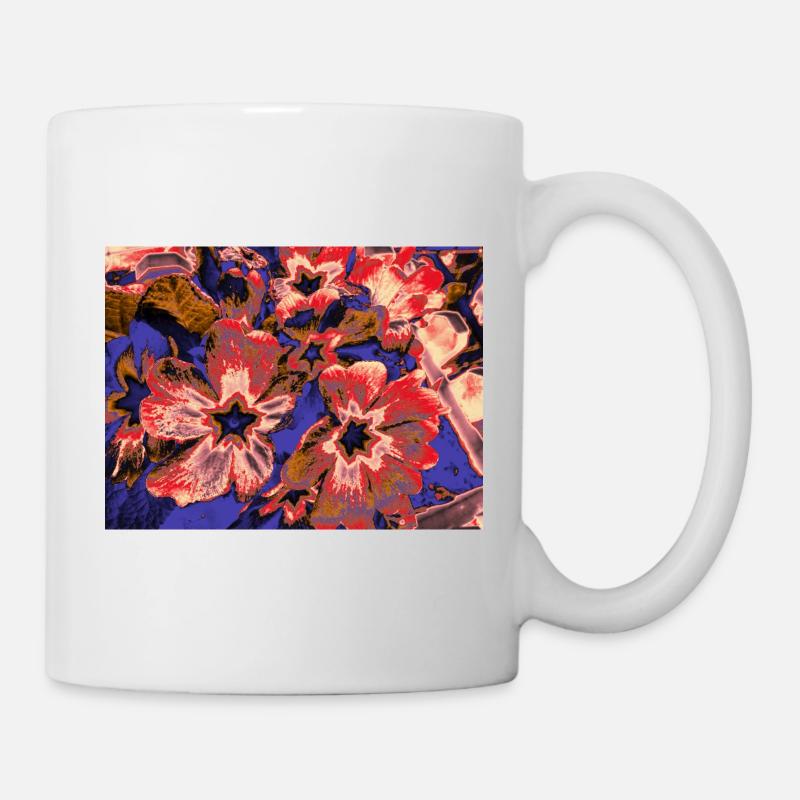 Neon Blossom Color Magic - Mug - white