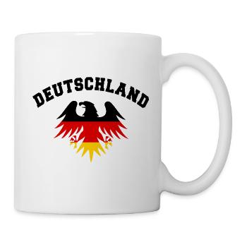 DEUTSCHLAND GERMANY EUROPA DEUTSCHE SPORT FAN - Tasse - Weiß - Rechts