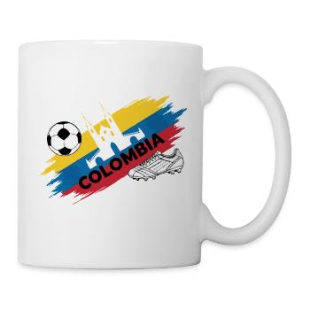 Colombie Football Maillot Supporter Colombia Foot - Mug blanc - blanc - Droite